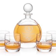 Elegant Crystal Decanter & Glass Set - Barware Gifts