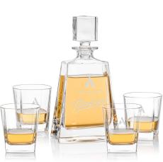 Lead-Free Crystal Arcadia Decanter Set - Decanters