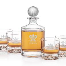 Golf Lover's Crystal Decanter Set - Decanters