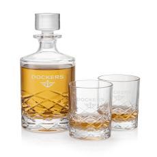 Elegant Durham Crystal Decanter Gift Set - Decanters