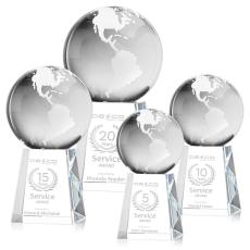 Crystal Globe Award on Celestina Base - Corporate Awards