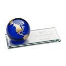 Fairfield Sapphire Crystal Globe Award