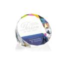 Crystal Chiltern Paperweight - Deep Etched Beauty