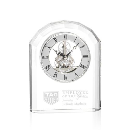 Crystal Clocks - Corporate Crystal Birkdale Clock Award